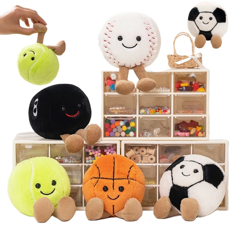 Sport Plush Ball Pillow – Soft Stuffed Toy for Sports Fans
