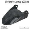 Black carbon fiber motorcycle mud guard for X3/MX3/MX4 models