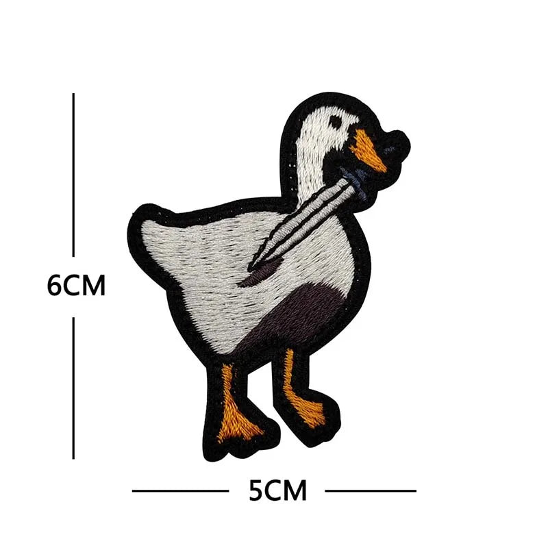 Quirky Animal Applique Patches with Hook and Loop Backing