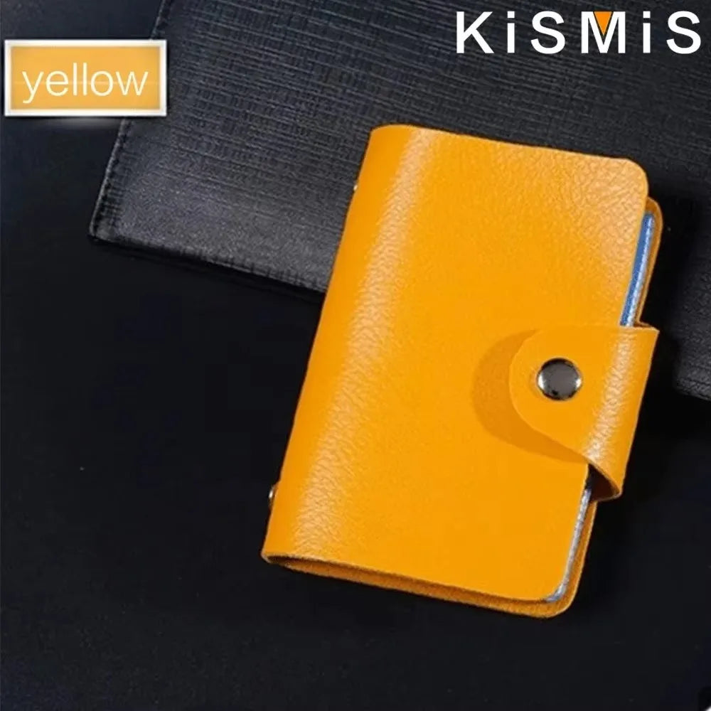 RFID-Blockierendes Leder-Karten-Wallet