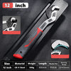 Self-Locking Adjustable Wrench with Quick-Release Mechanism