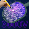 2-in-1 Electric Mosquito Swatter with UV Light