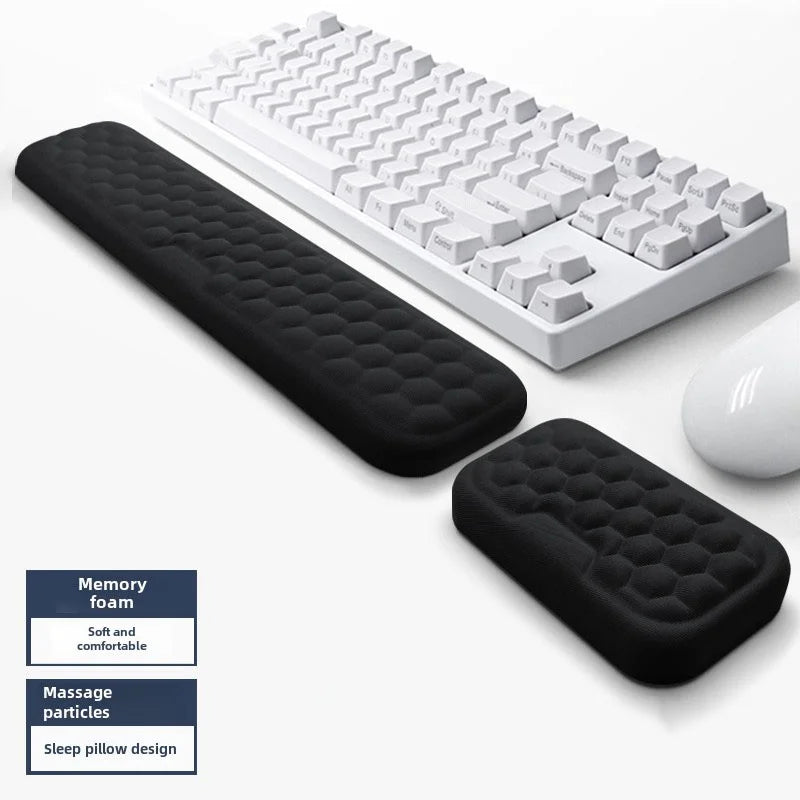 Ergonomic Keyboard & Mouse Pad with Wrist Rest