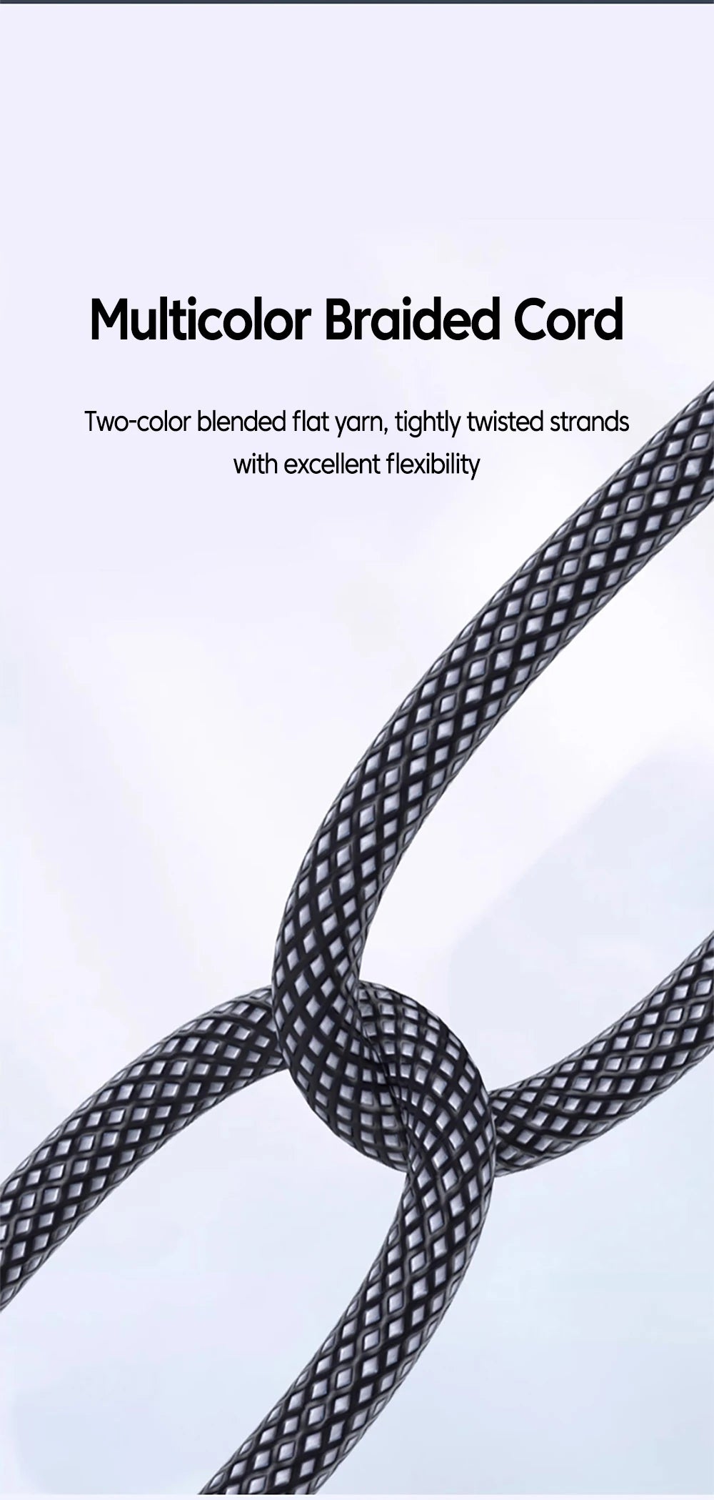Right-Angle USB to Lightning Cable with Braided Nylon