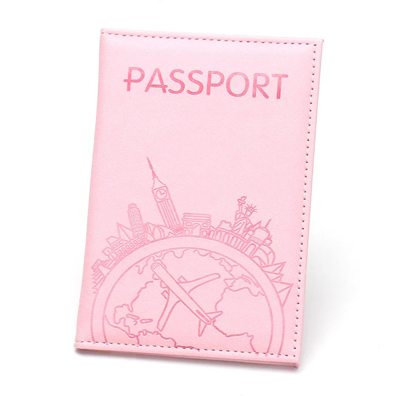 Porte-passeport en cuir élégant
