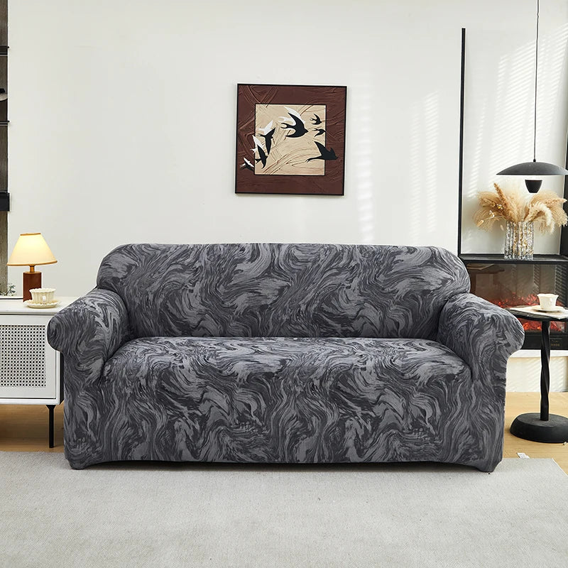 Stretch Sofa Cover with Anti-Slip Grip for Living Room