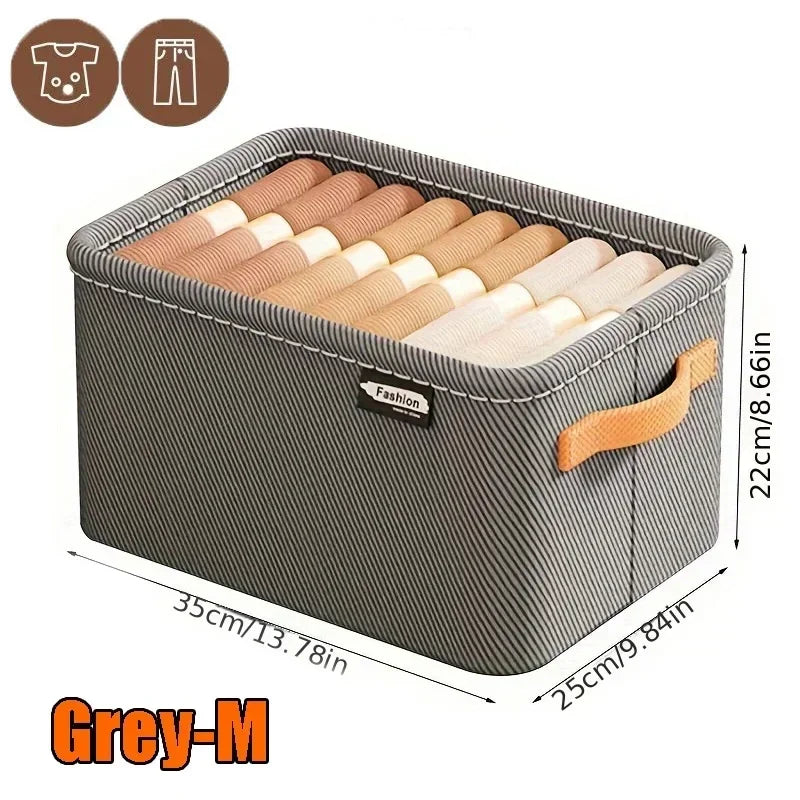 Foldable Non-Woven Fabric Closet Organizer Box