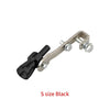 Black S size exhaust turbine whistle for cars and motorcycles