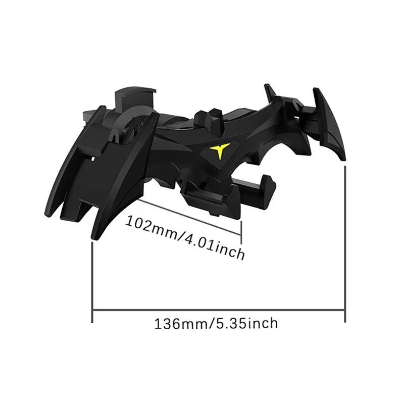 Black gravity car phone holder designed to fit vehicle vents.