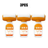 Three antibacterial wall repair paint rollers with orange handles and white foam tips.