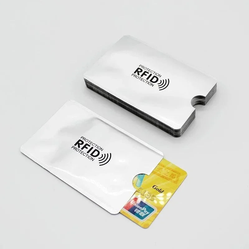 RFID Blocking Card Sleeves (5-Pack) - Anti-Scan & Scratch Protection