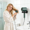 Wall-Mounted Hair Dryer & Straightener Storage Rack