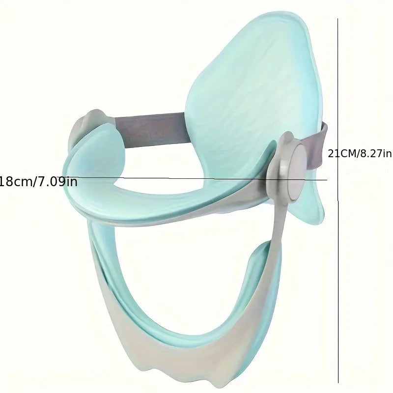 Ergonomic Neck Support Pillow with Adjustable Strap
