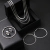 Unisex Stainless Steel Jewelry Set