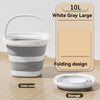 Foldable Water Bucket with Carry Handle for Camping and Home