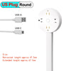Rotating Wall Plug Extender with Adjustable Length and USB Ports