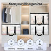 A set of extra-large heavy-duty moving bags with clear lids and reinforced handles organized in a closet shelf.