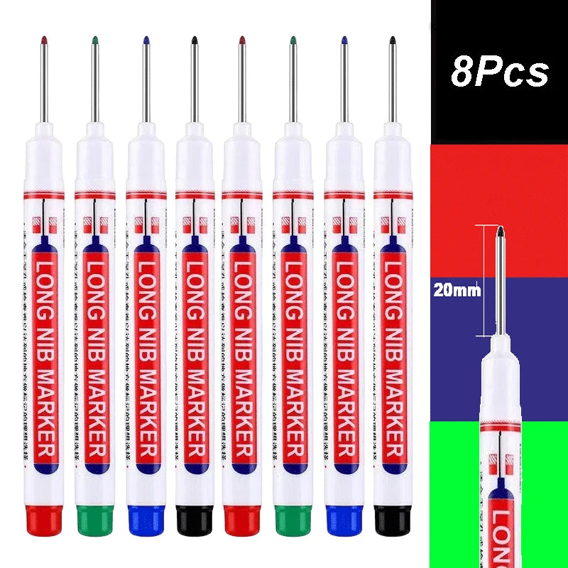 Waterproof Deep Hole Paint Markers for Metal & Woodworking