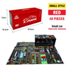 48-Piece Die-Cast Racing Car Set with Storage Case
