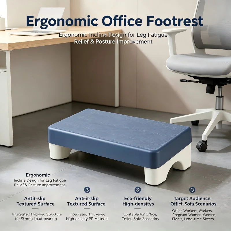 Ergonomic Under-Desk Footrest Stool
