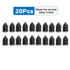 A set of 20 universal tire repair nails used to fix small wounds in tires.
