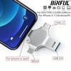4-in-1 USB 3.0 OTG Flash Drive for iPhone, Android, and Type-C Devices