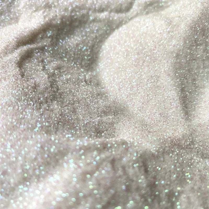 White Iridescent Ultra Fine Glitter Dust