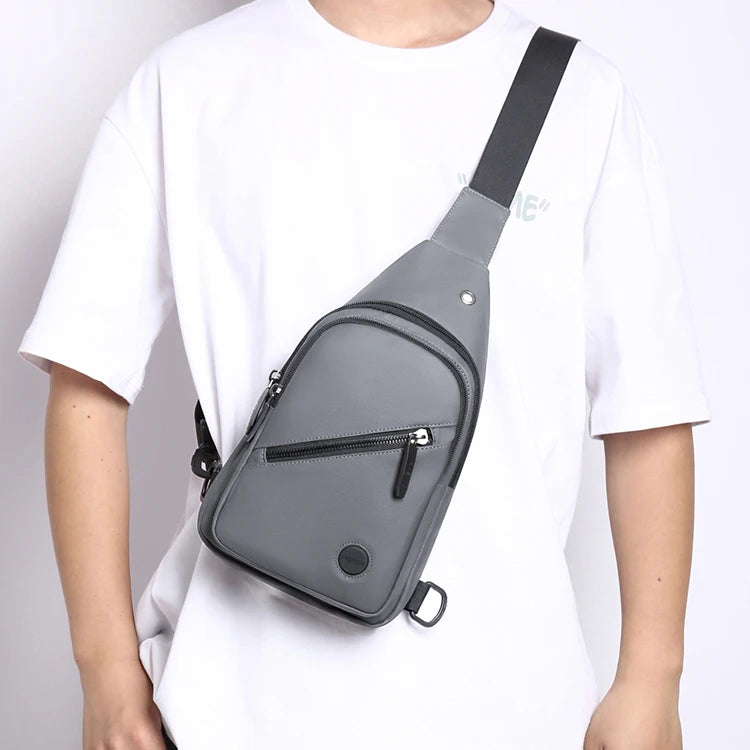 Men's Crossbody Sling Bag with Adjustable Strap