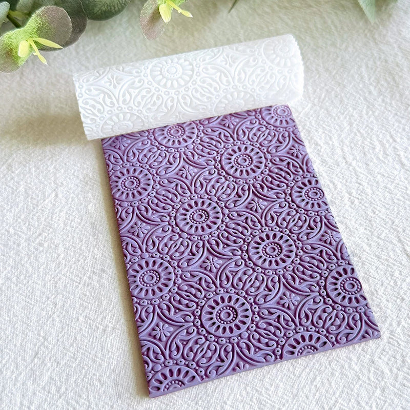 Barock-Sonnenblumen-Textur-Roller-Stift