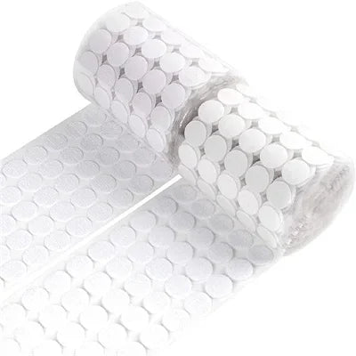 Self-Adhesive Hook and Loop Dot Fasteners