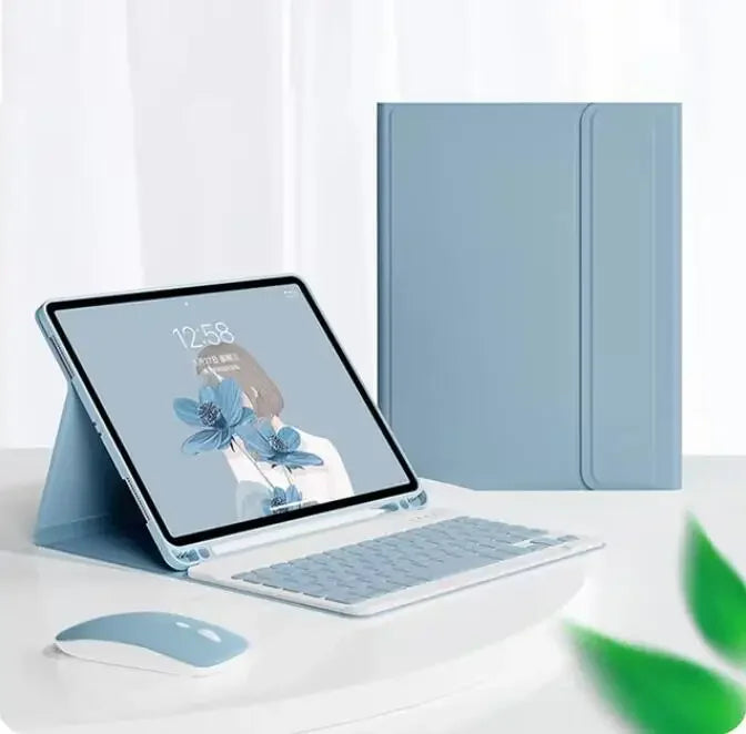 Magnetic Keyboard Case for iPad with Protective Stand Cover