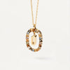 925 Sterling Silver Initial Letter Pendant Necklace