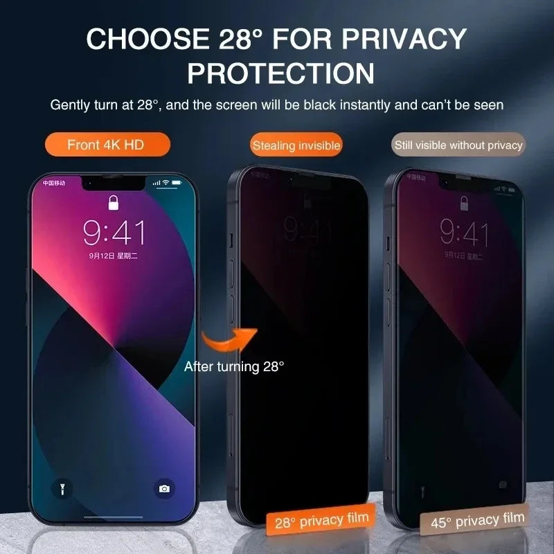 Privacy Tempered Glass Screen Protector