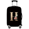 Gold Letter Series Elastic Luggage Cover