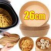 Disposable parchment paper liners for air fryer baskets and food preparation