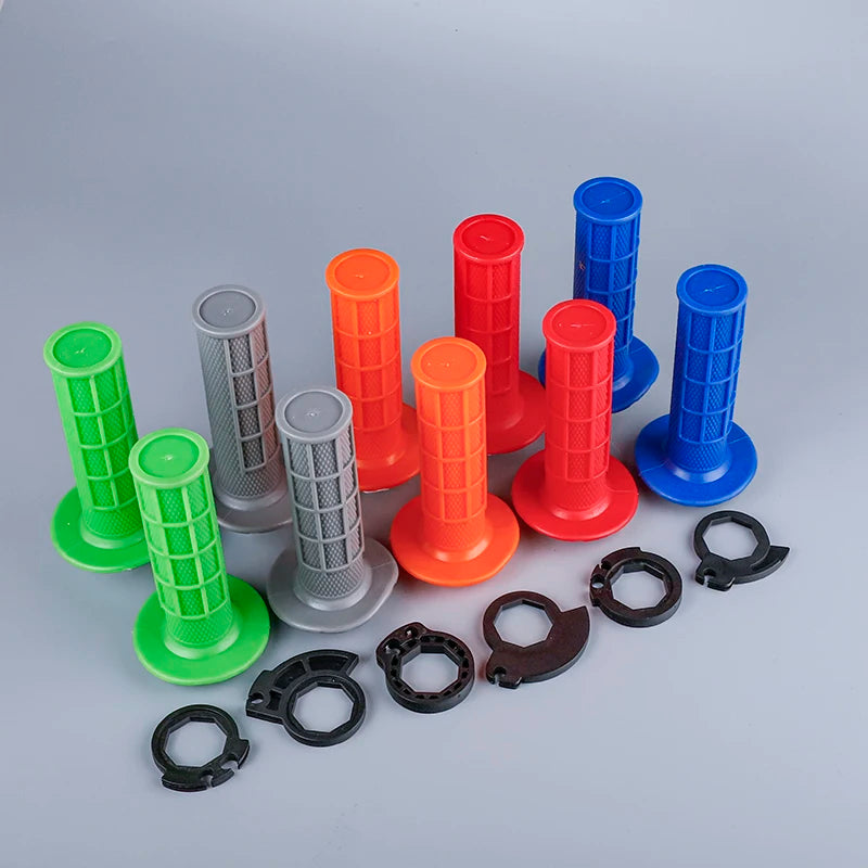 Universal 22mm Lock-On Handlebar Grips for Dirt Bikes & Motorcycles