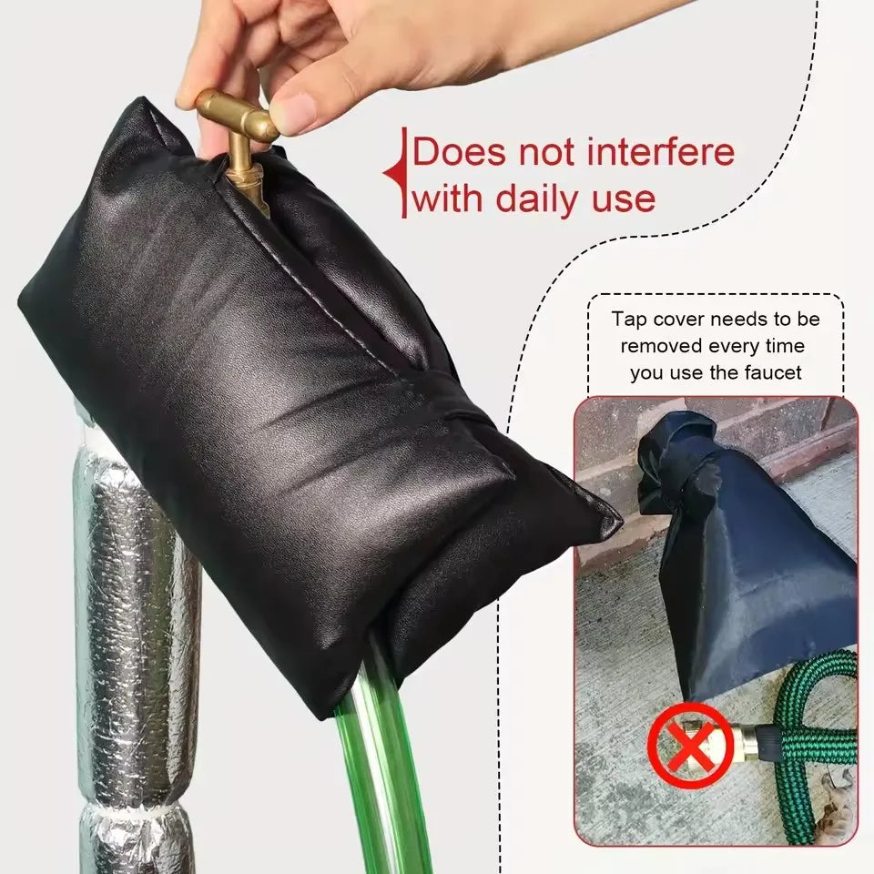 Reusable Outdoor Faucet Cover – Insulated Spigot Protector for Winter