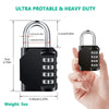 Resettable 4-Digit Combination Padlock