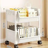 Rolling Storage Cart with Wheels – Multi-Purpose Kitchen, Bathroom & Office Organizer
