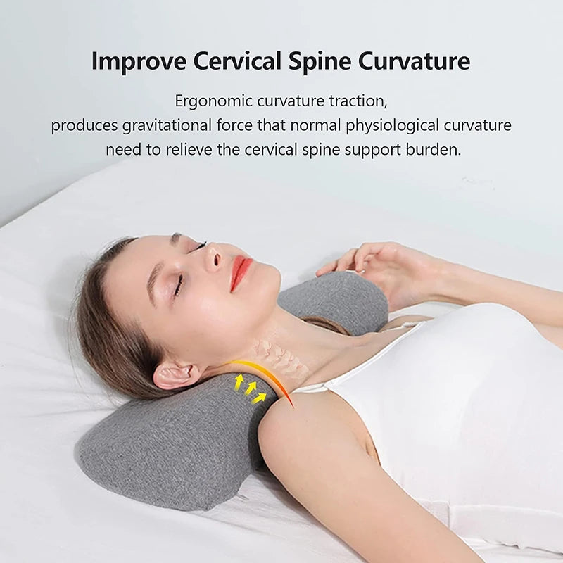 Almohada Cervical de Espuma Viscoelástica Ergonómica