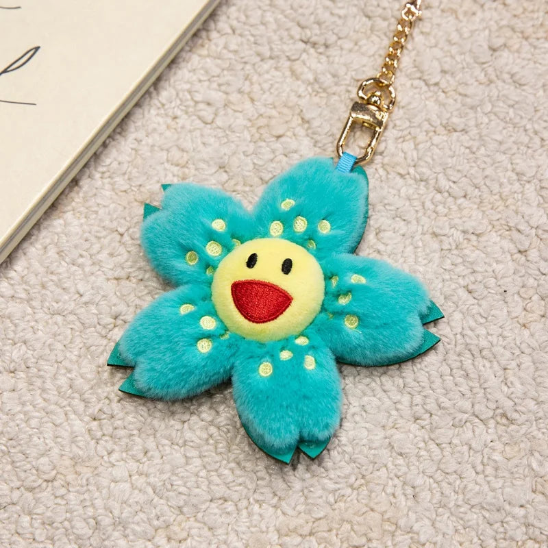 Sunflower Plush Keychain