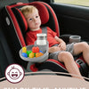 3-in-1 Expandable Travel Tray with 360° Cup Holder