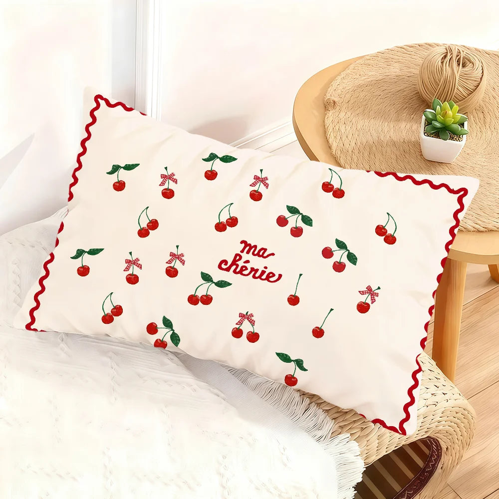 Chibi Cartoon Character Cushion Cover – Double-Sided Print