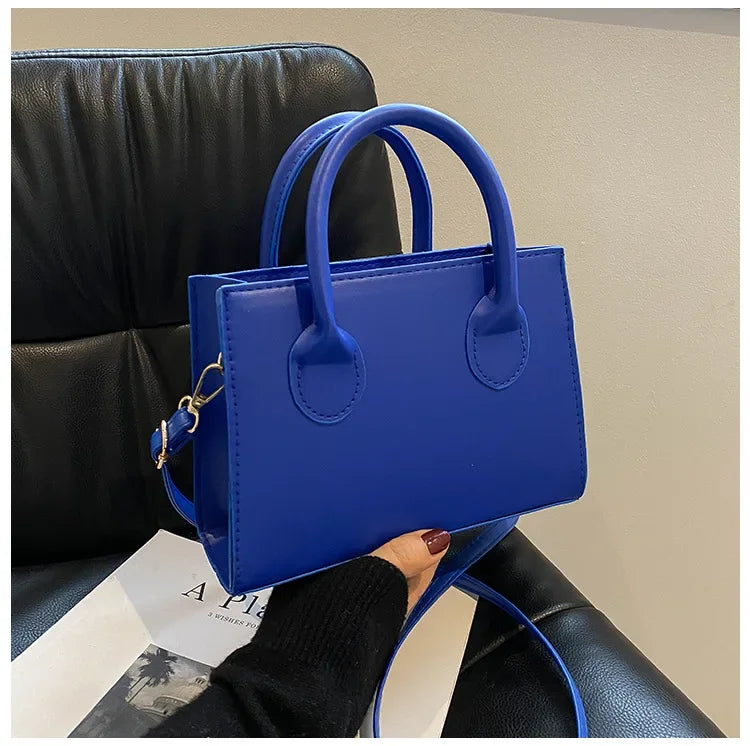 Minimalist Square PU Leather Crossbody Bag
