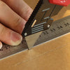 Folding Utility Knife with Built-In Blade Storage and Gut Hook
