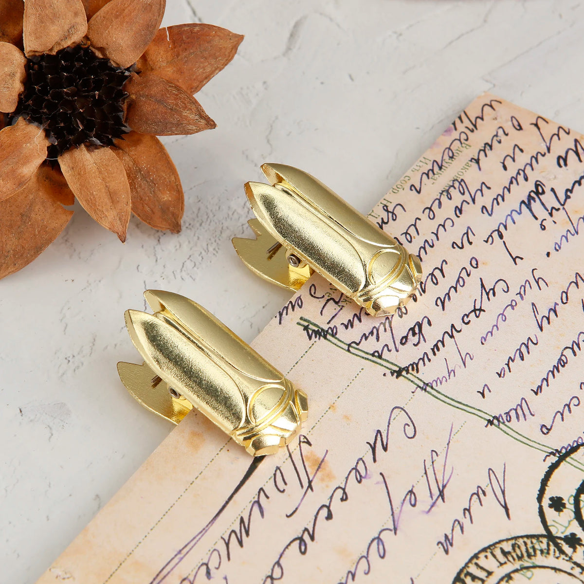 Decorative Metal Binder Clips for Documents