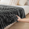 Ultra-Soft Striped Flannel Throw Blanket