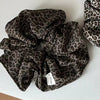 Oversized Leopard Print Scrunchie