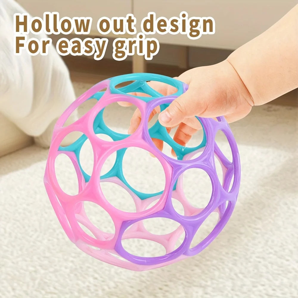 Cutout Design Sensory Grip Ball for Baby Development