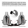 Men's Multi-Pocket Outdoor Chest Bag for Cycling and Hiking